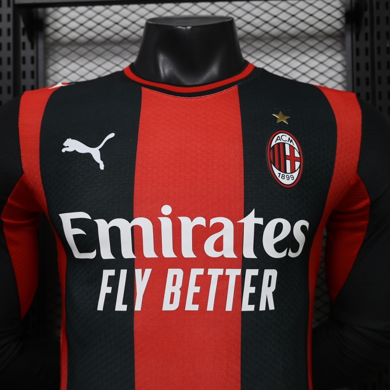 2627 season A.C. Milan Home Long sleeves Player version