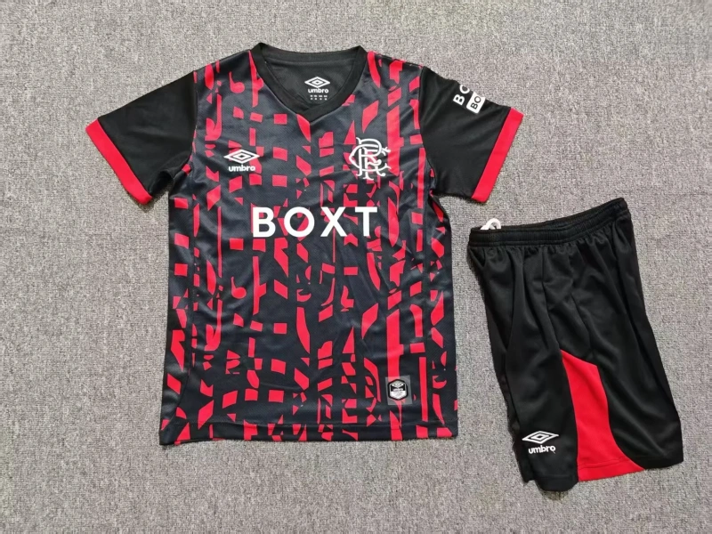 2627 season Glasgow Rangers third Kids kit + free socks