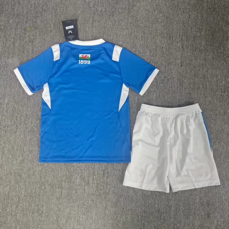 2627 season Cardiff City home Kids kit + free socks