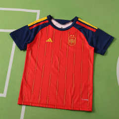 2026 FIFA World Cup Spain home Kids kit two star + free socks