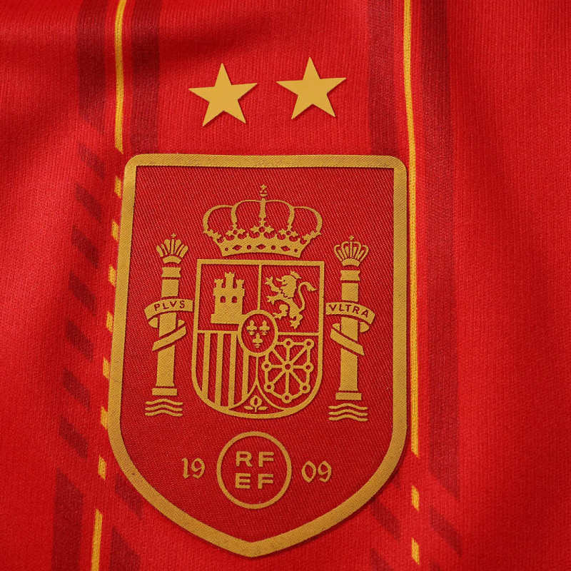 2026 FIFA World Cup Spain home Kids kit two star + free socks