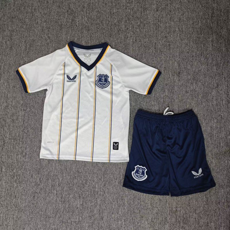 2627 season everton away Kids kit+free socks