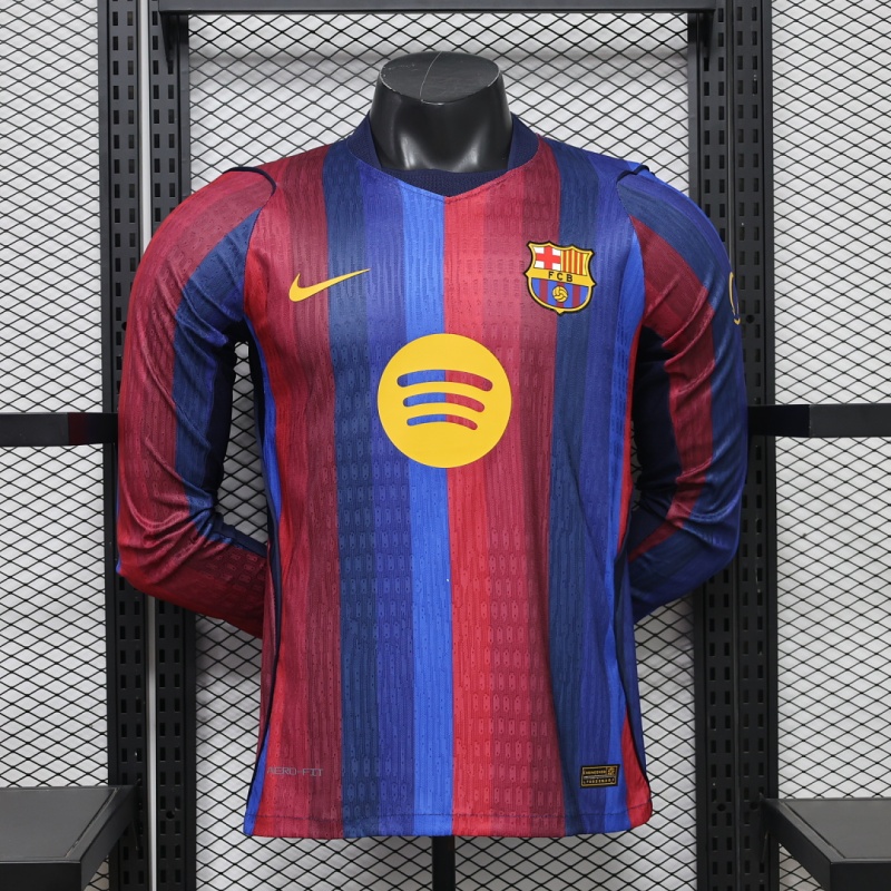 2627 season Barcelona Home Long sleeves Player version