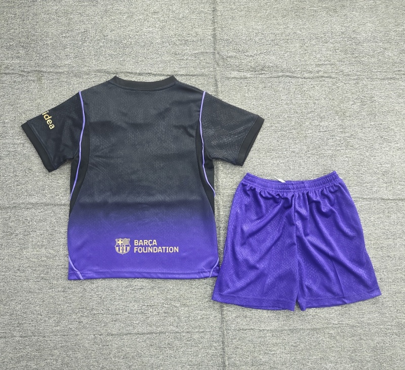 2627 season Barcelona away Kids kit+free socks