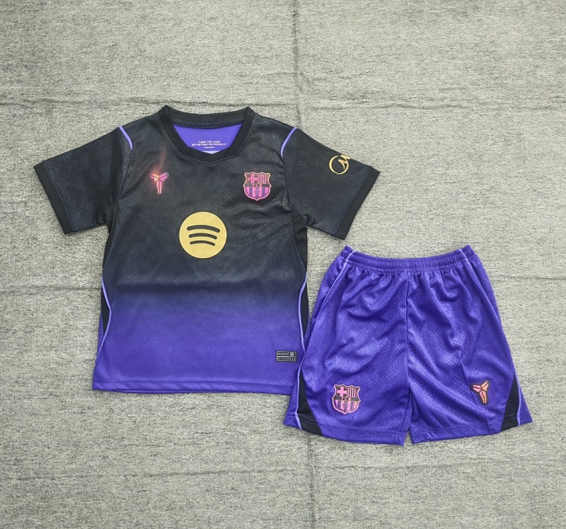 2627 season Barcelona away Kids kit+free socks