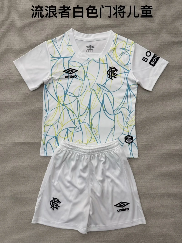 2627 season Glasgow Rangers Goalkeeper Kids kit + free socks
