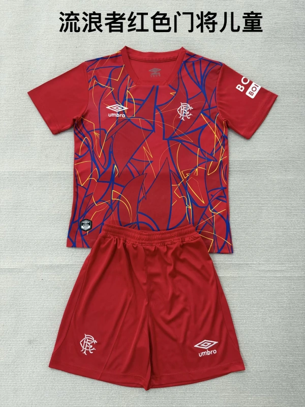 2627 season Glasgow Rangers Goalkeeper Kids kit + free socks