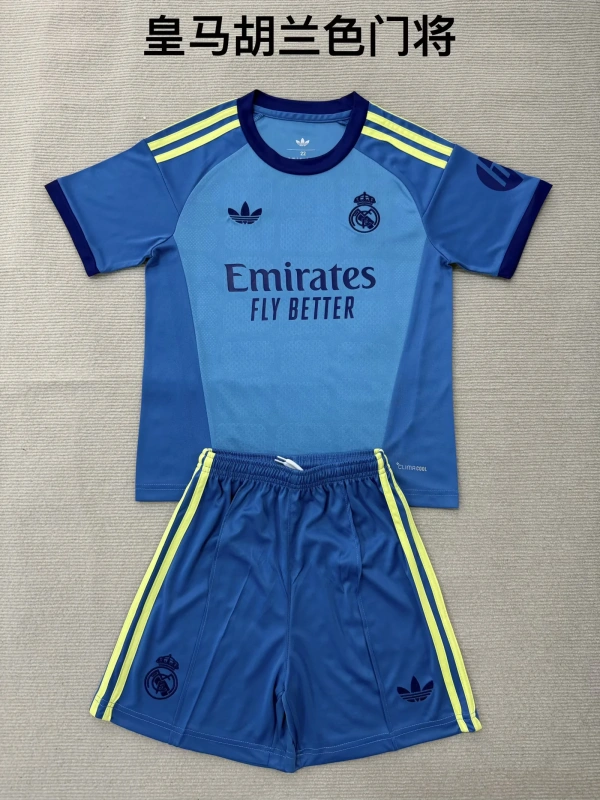 2627 season Real Madrid CF Goalkeeper Kids kit + free socks