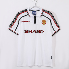 9899 Season Manchester United away retro Fan version