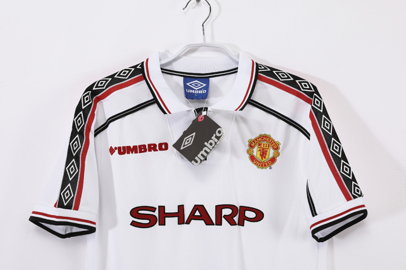 9899 Season Manchester United away retro Fan version