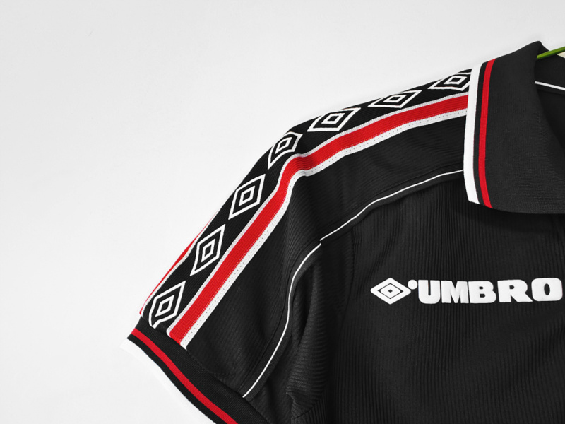 9899 Season Manchester United away retro Fan version