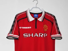 9899 Season Manchester United home retro Fan version