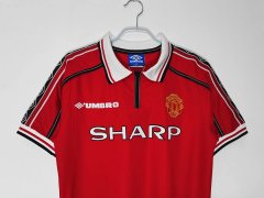 9899 Season Manchester United home retro Fan version