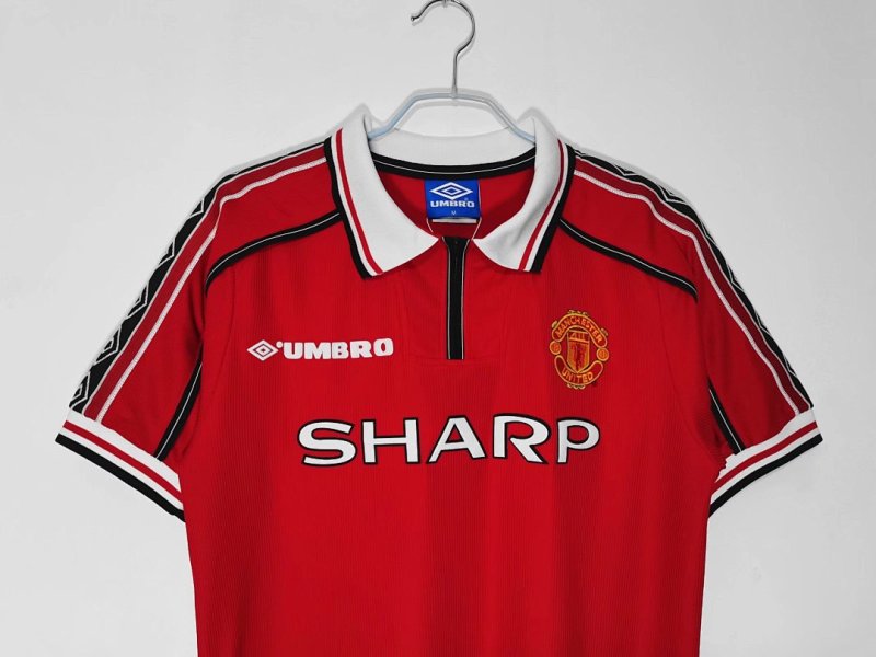 9899 Season Manchester United home retro Fan version