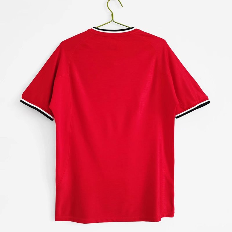 0002 Season Manchester United home retro Fan version
