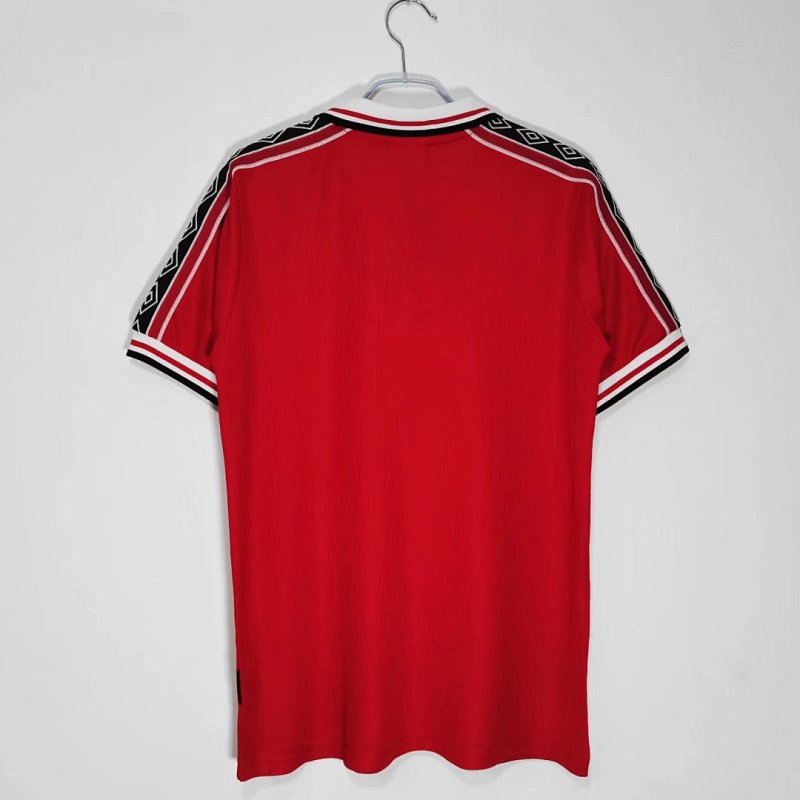 9899 Season Manchester United home retro Fan version