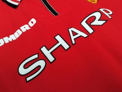 9899 Season Manchester United home retro Fan version