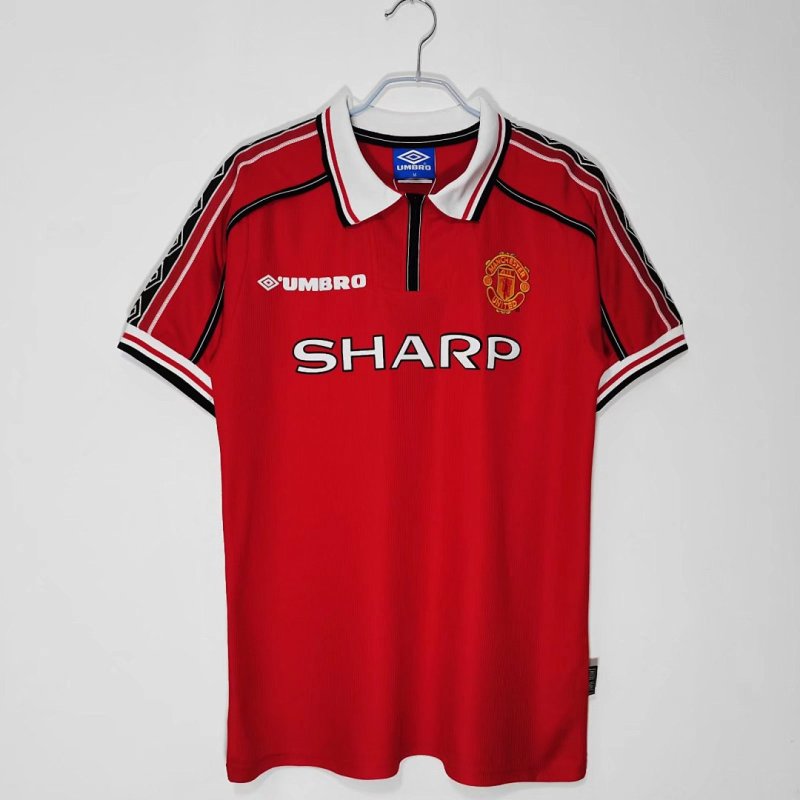 9899 Season Manchester United home retro Fan version