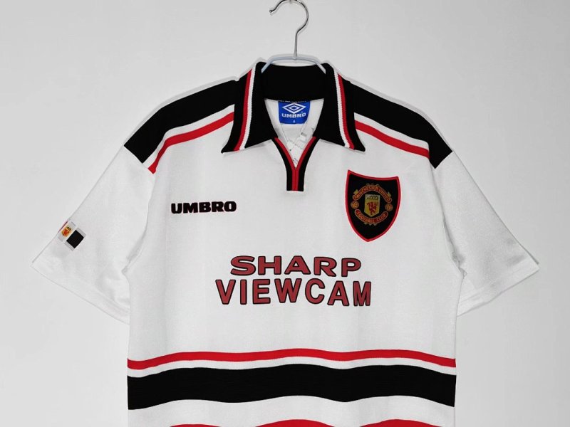 9899 Season Manchester United away retro Fan version
