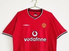 0002 Season Manchester United home retro Fan version