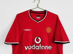 0002 Season Manchester United home retro Fan version