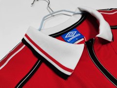 9899 Season Manchester United home retro Fan version