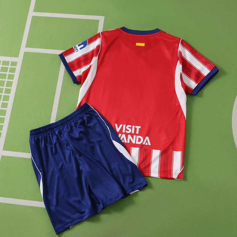 2627 season Atletico Madrid  home Kids kit+free socks