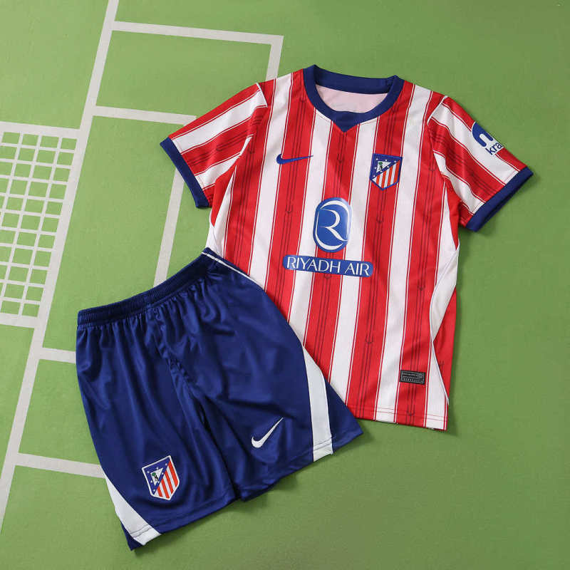 2627 season Atletico Madrid  home Kids kit+free socks