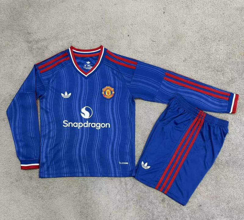 2627 season Long sleeves Manchester United F.C. away Kids kit+free socks