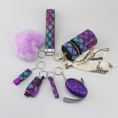 Purple Mermaid Pattern