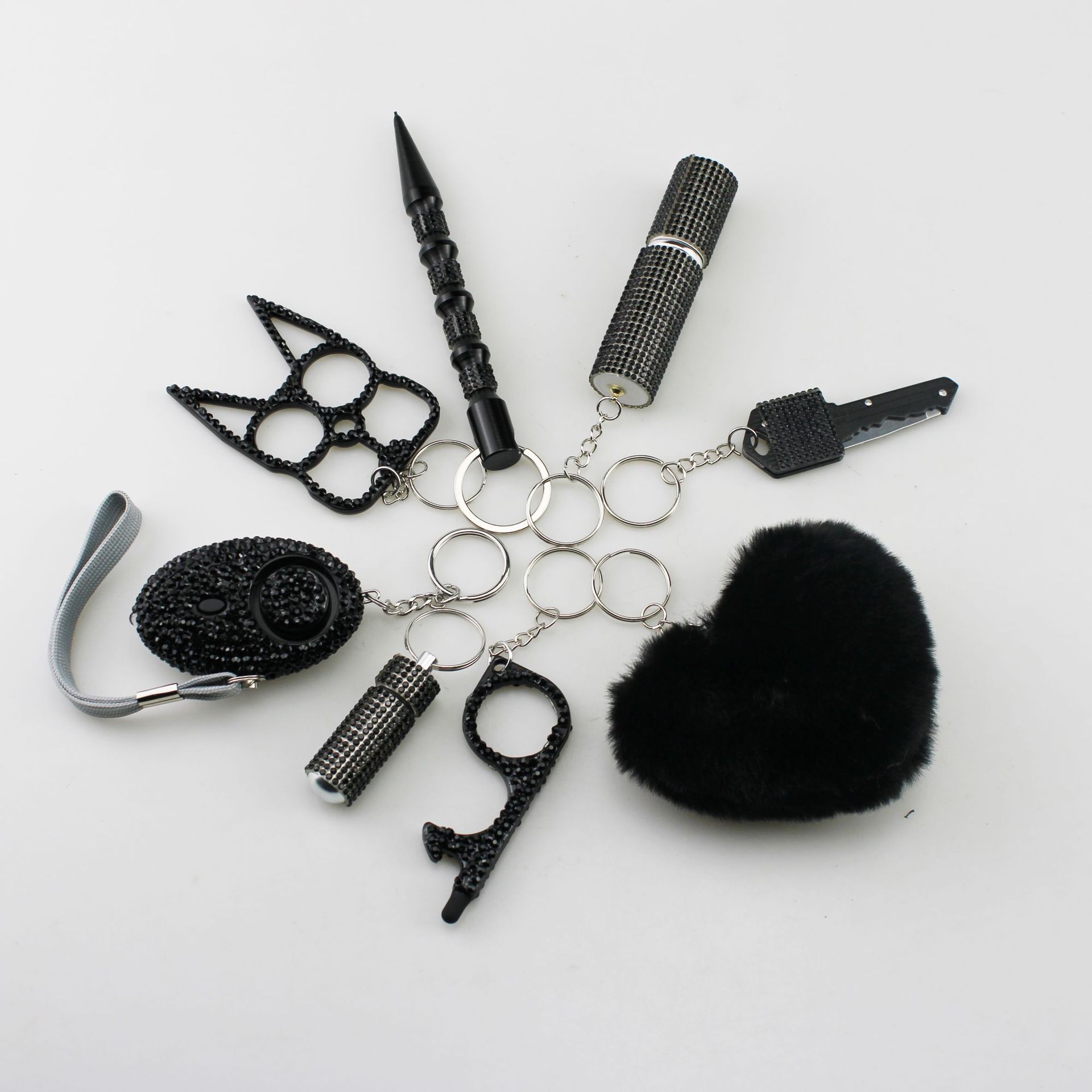 Amazon Cross-Border Self-Defense Diamond 8-Piece Set