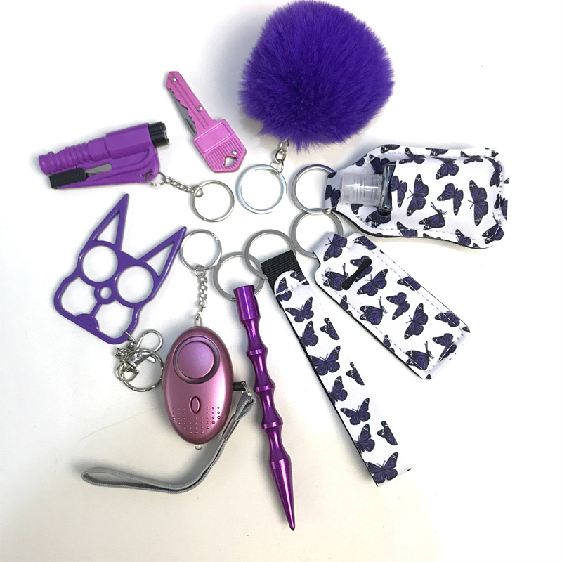 Wholesale 10-piece keychain set