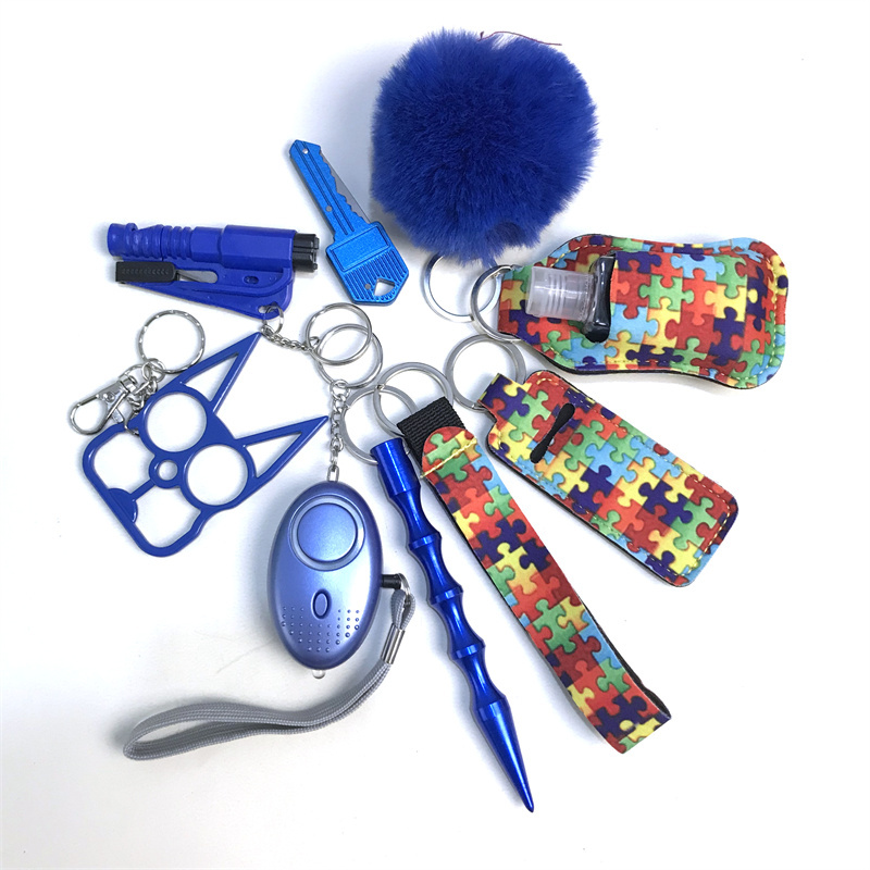 Wholesale 10-piece keychain set