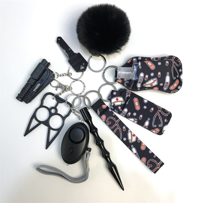 Wholesale 10-piece keychain set