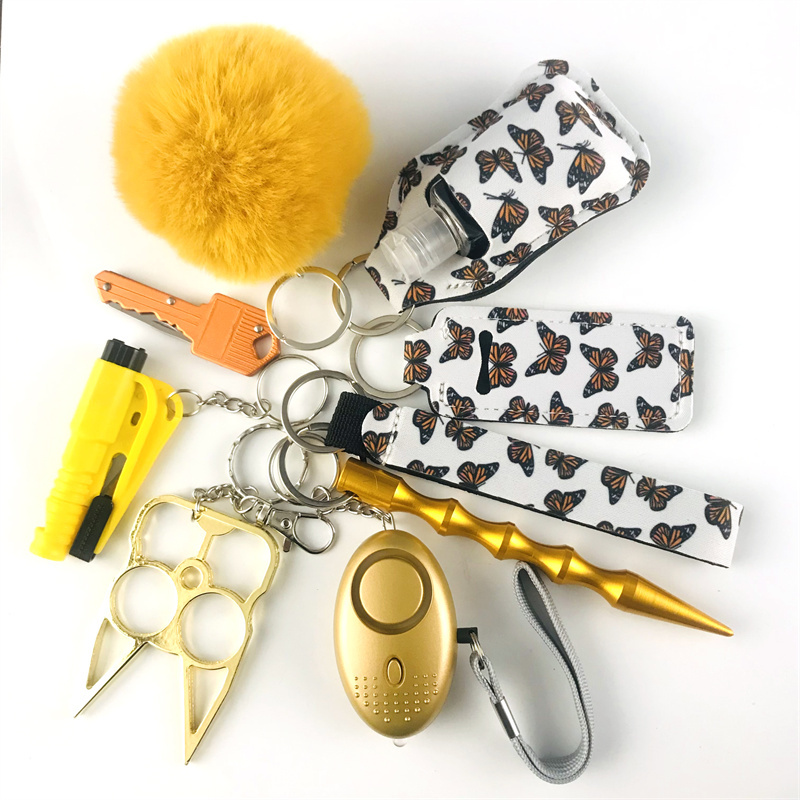 Wholesale 10-piece keychain set