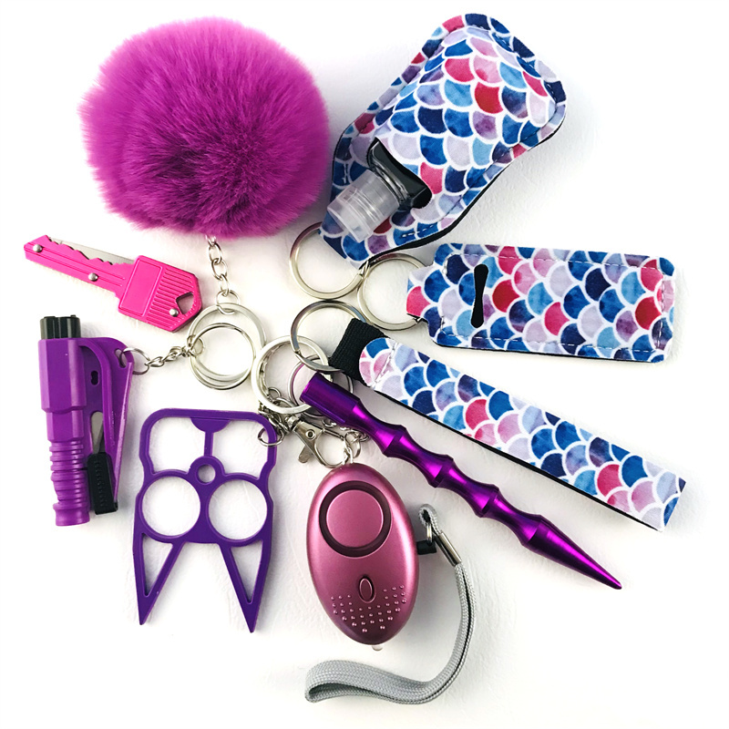 Wholesale 10-piece keychain set