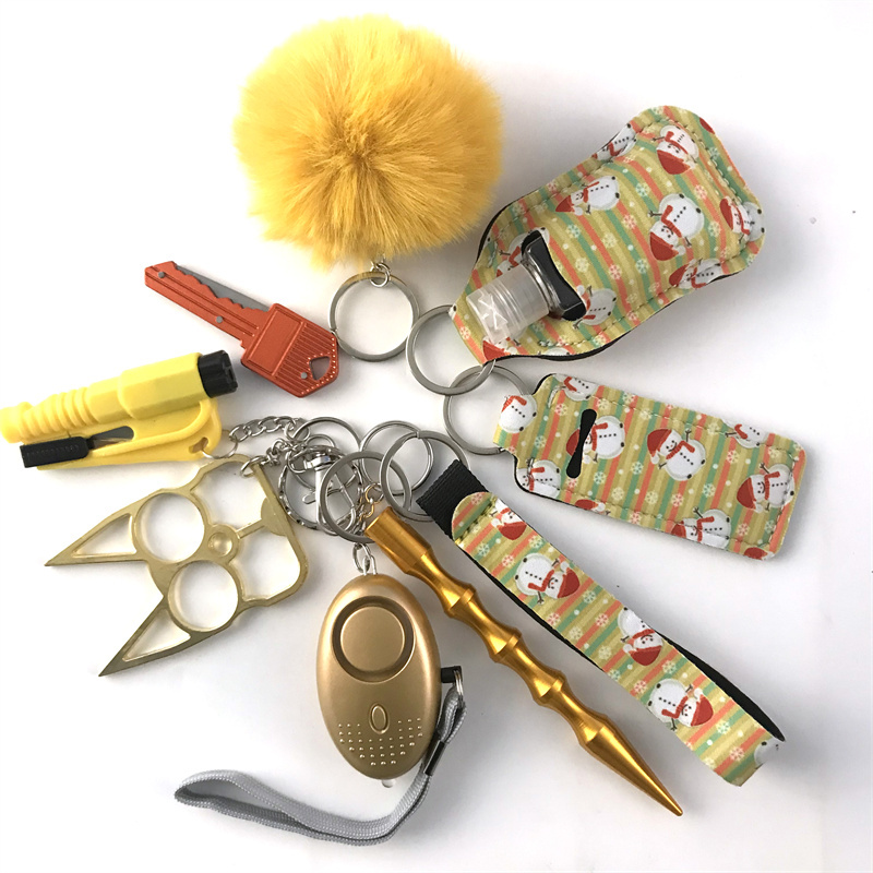 Wholesale 10-piece keychain set