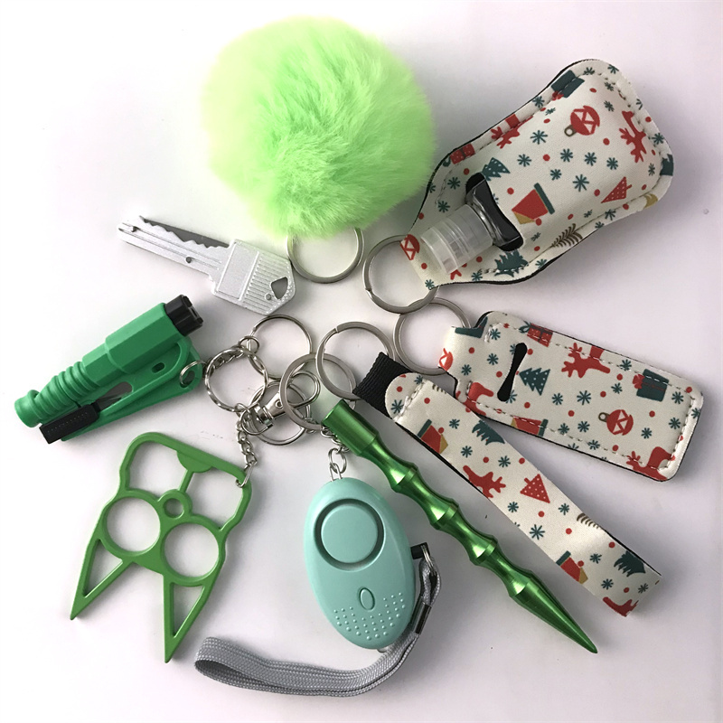 Wholesale 10-piece keychain set