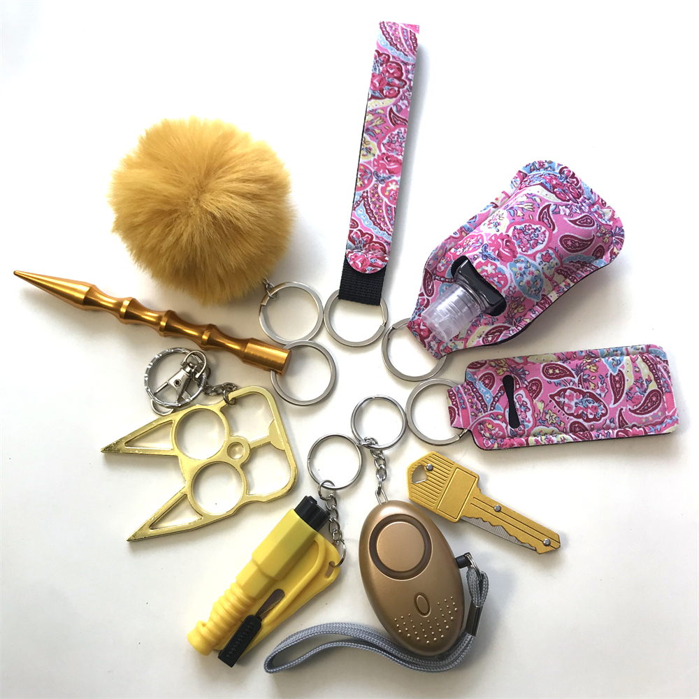 Wholesale 10-piece keychain set