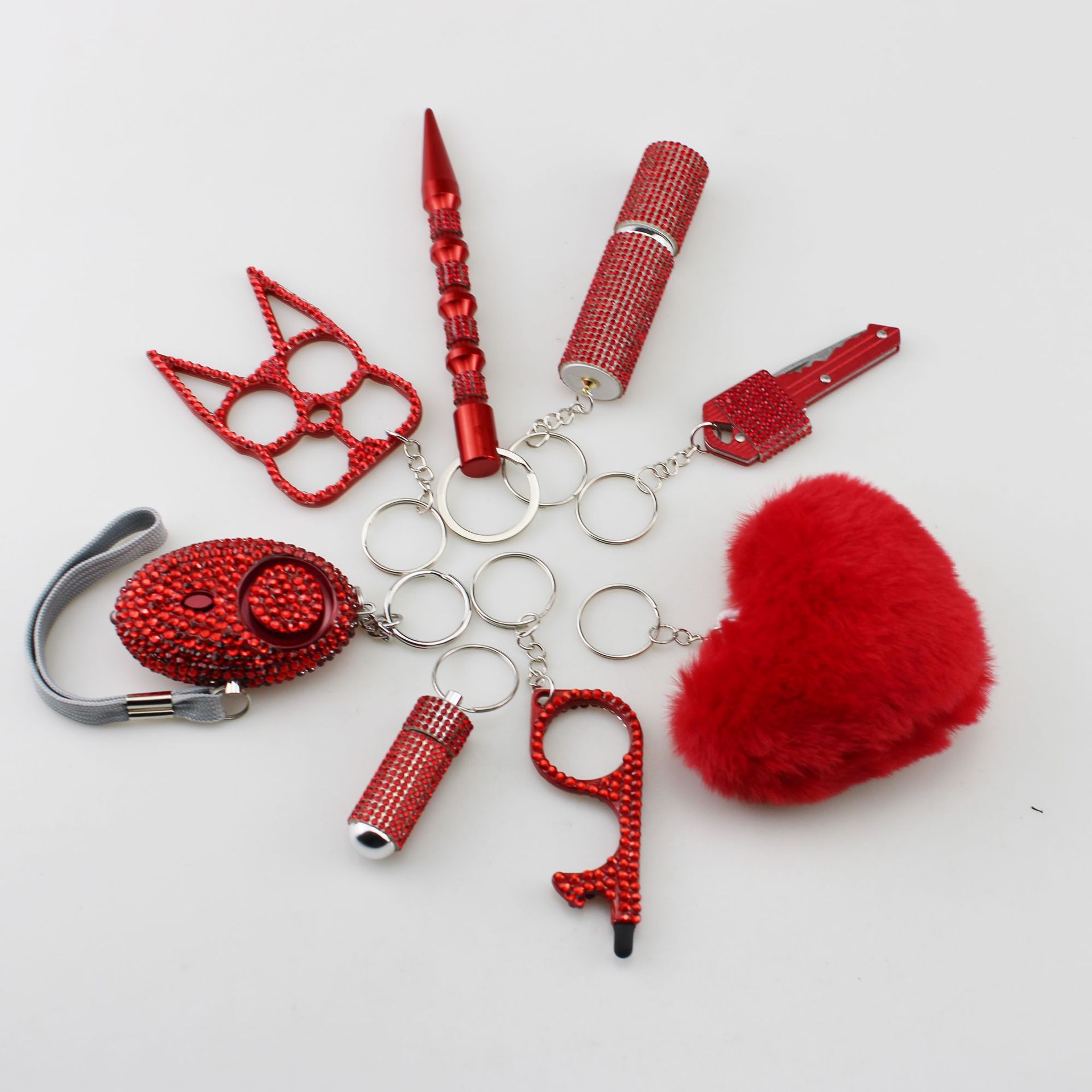 Amazon Cross-Border Self-Defense Diamond 8-Piece Set