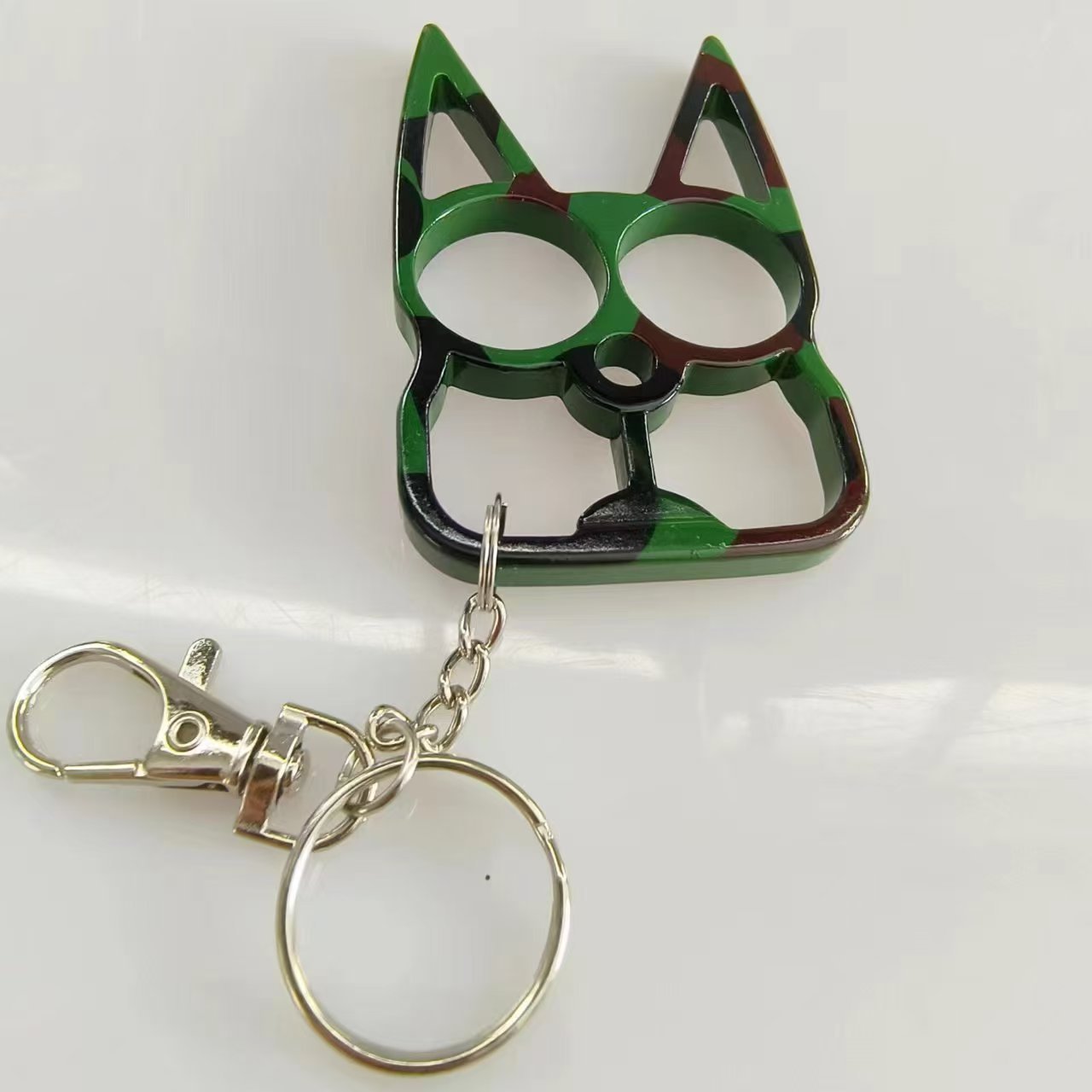 Wholesale Colorful Thickened Cat Knuckle Keychains.