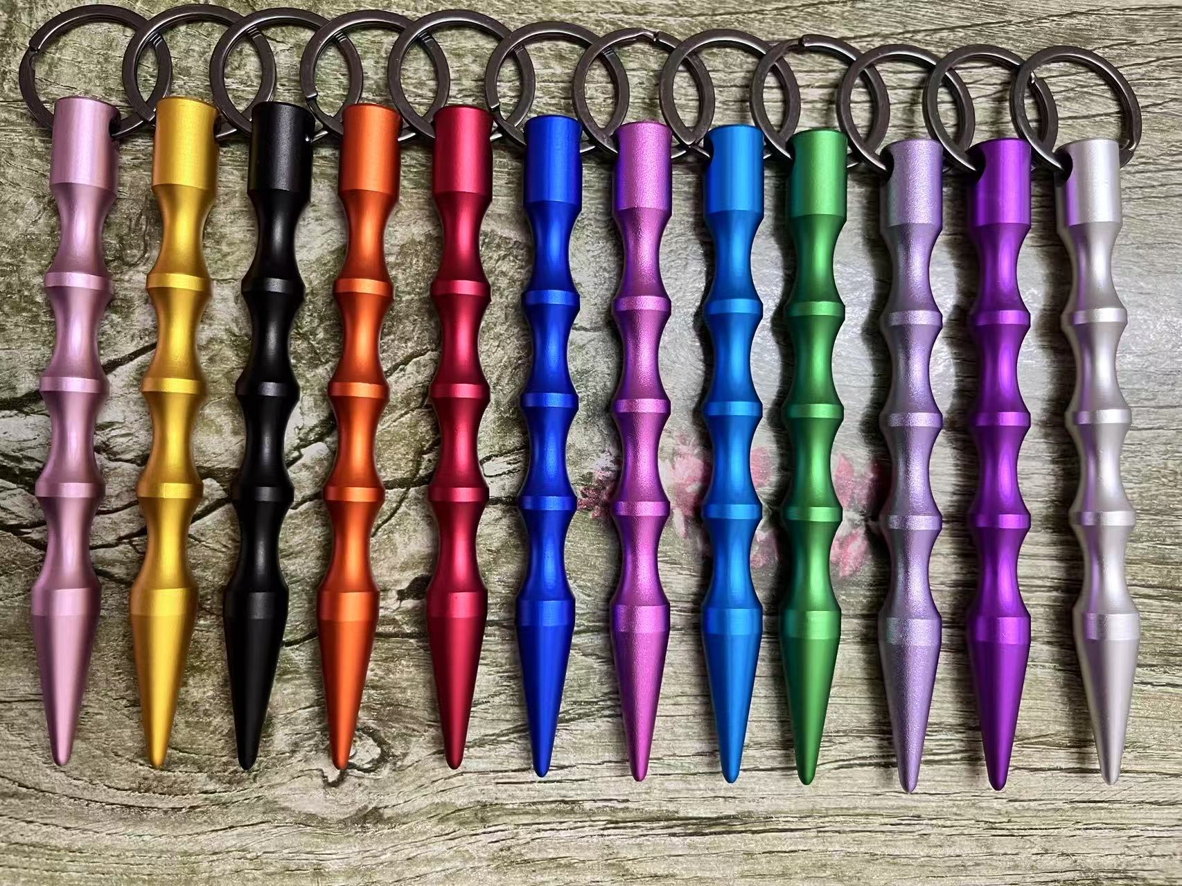 Wholesale colorful Kubaton keychains.