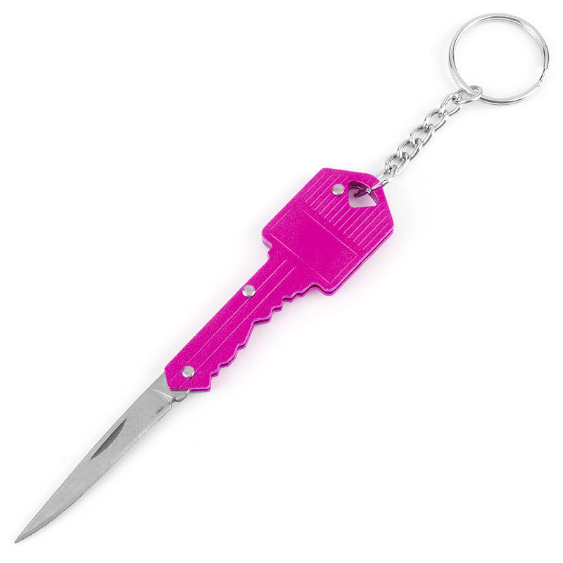New heart-shaped mini knife multi-function key knife outdoor Swiss knife self-defense knife folding fruit knife