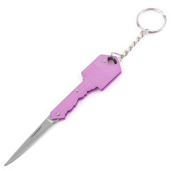 Key Knife with Chain - Pink
