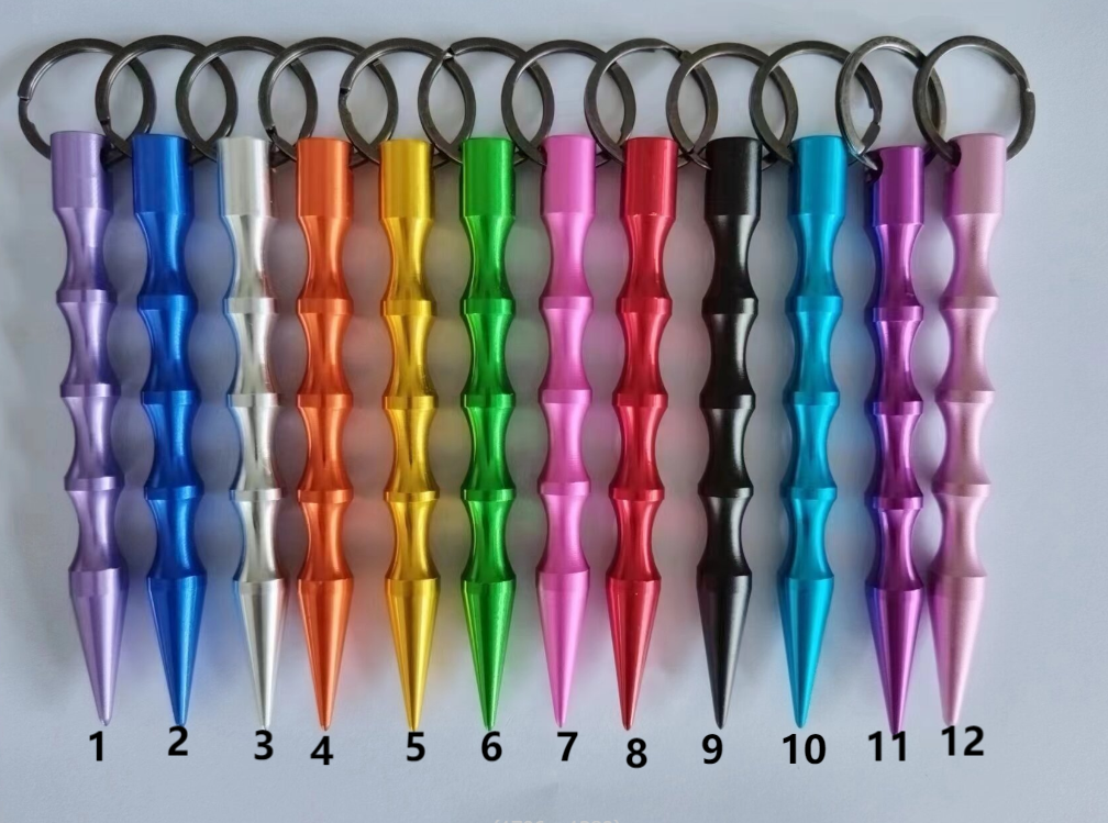 Wholesale colorful Kubaton keychains.