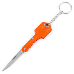 Key Knife with Chain - Orange
