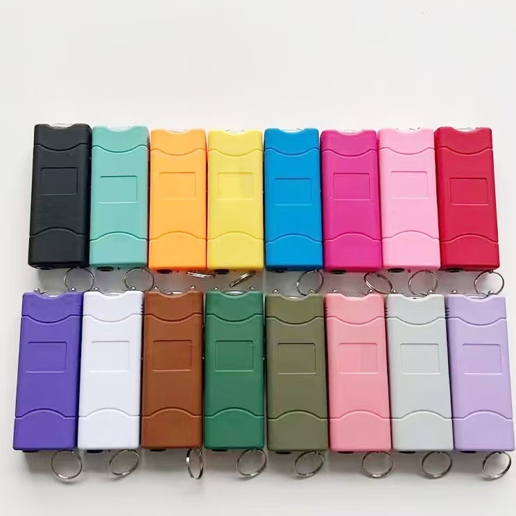 Wholesale 16 colors ordinary self-defense flashlight keychain
