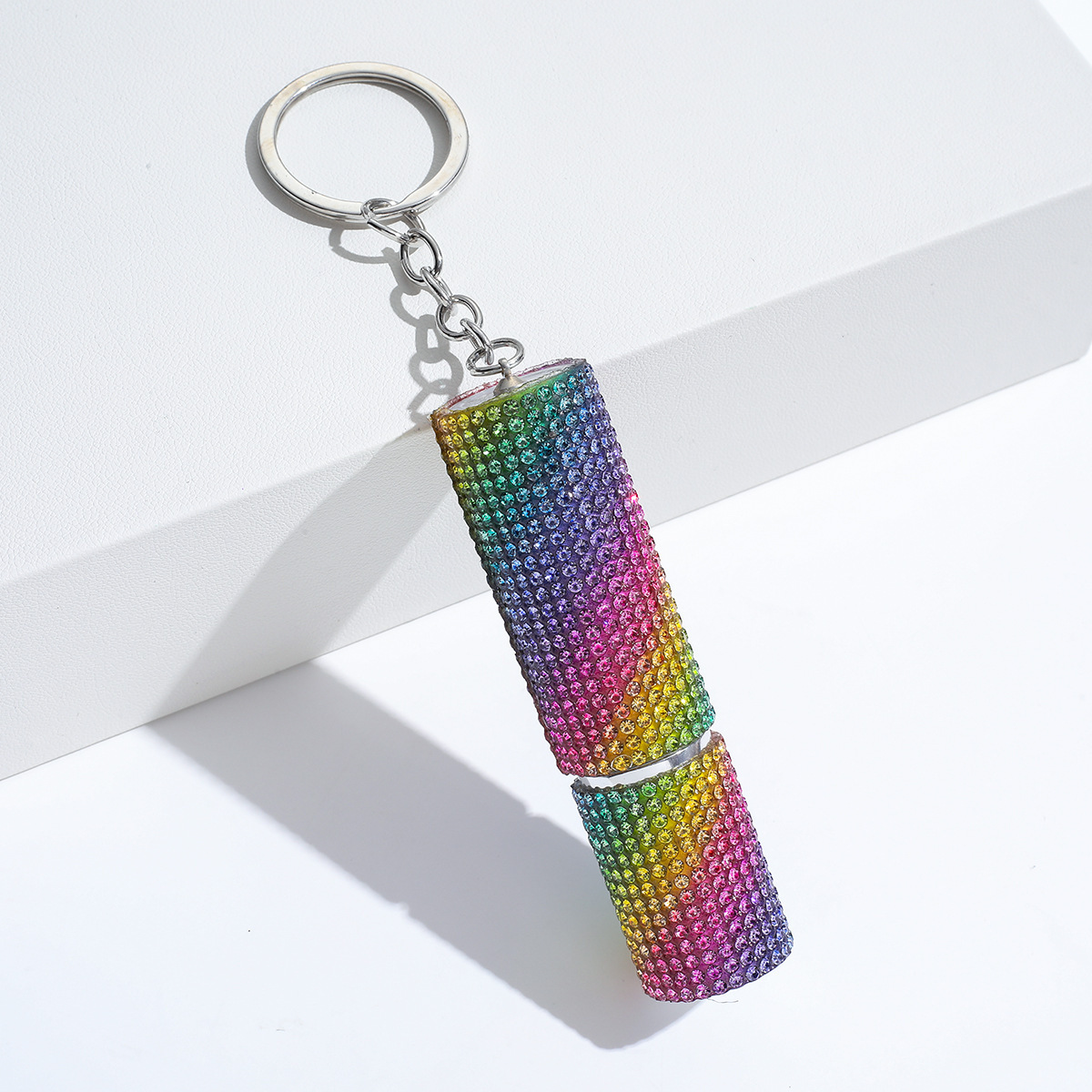 Wholesale bling perfume bottle keychain.