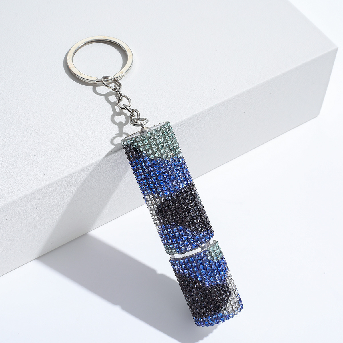 Wholesale bling perfume bottle keychain.