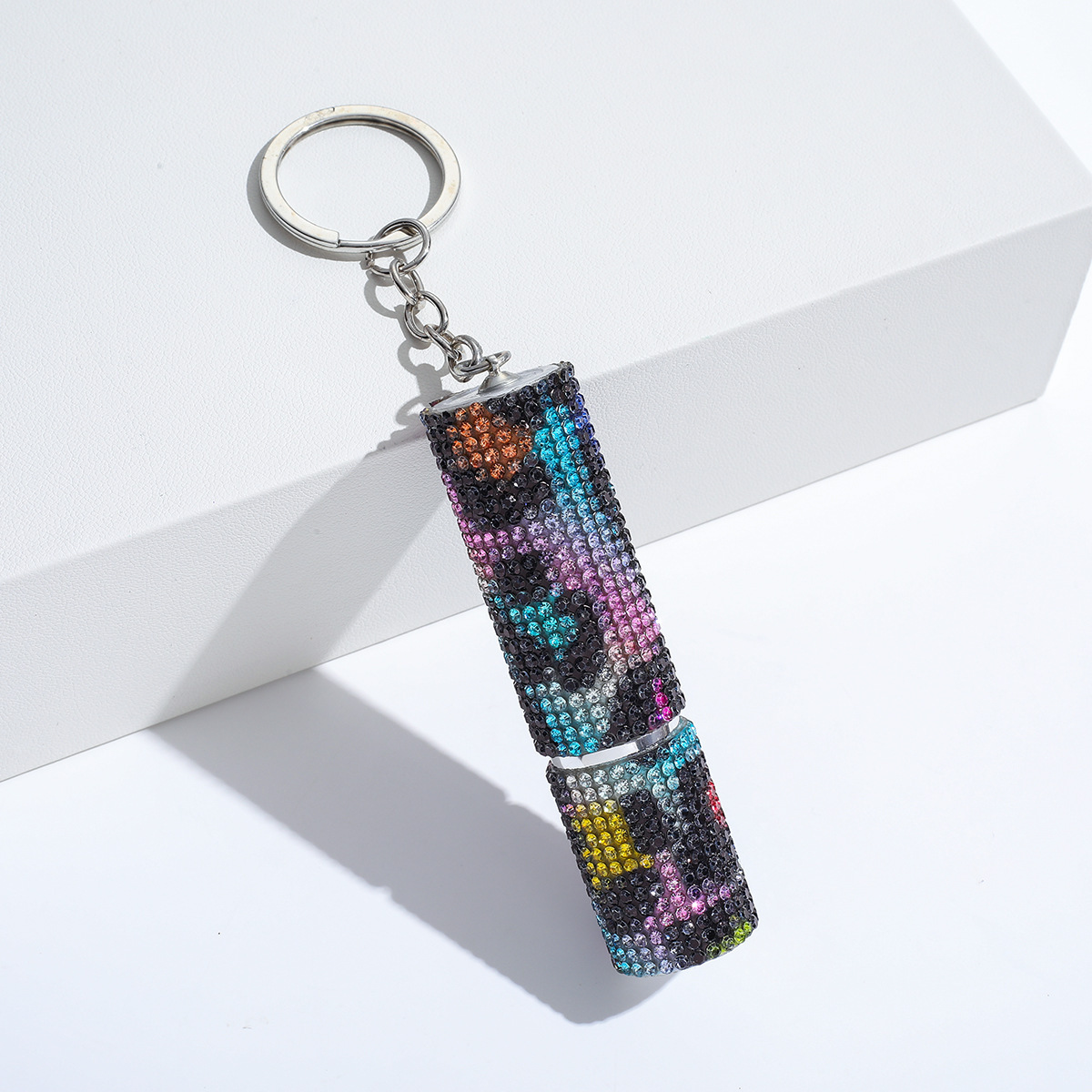 Wholesale bling perfume bottle keychain.